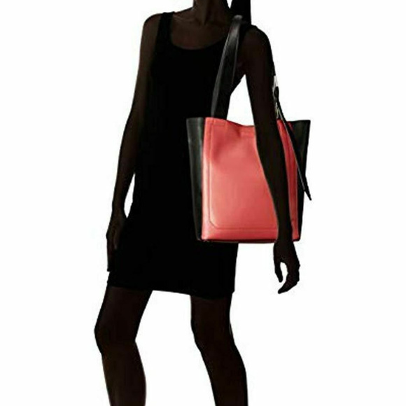 Calvin Klein Karsyn Leather Tote - Picture 3 of 4